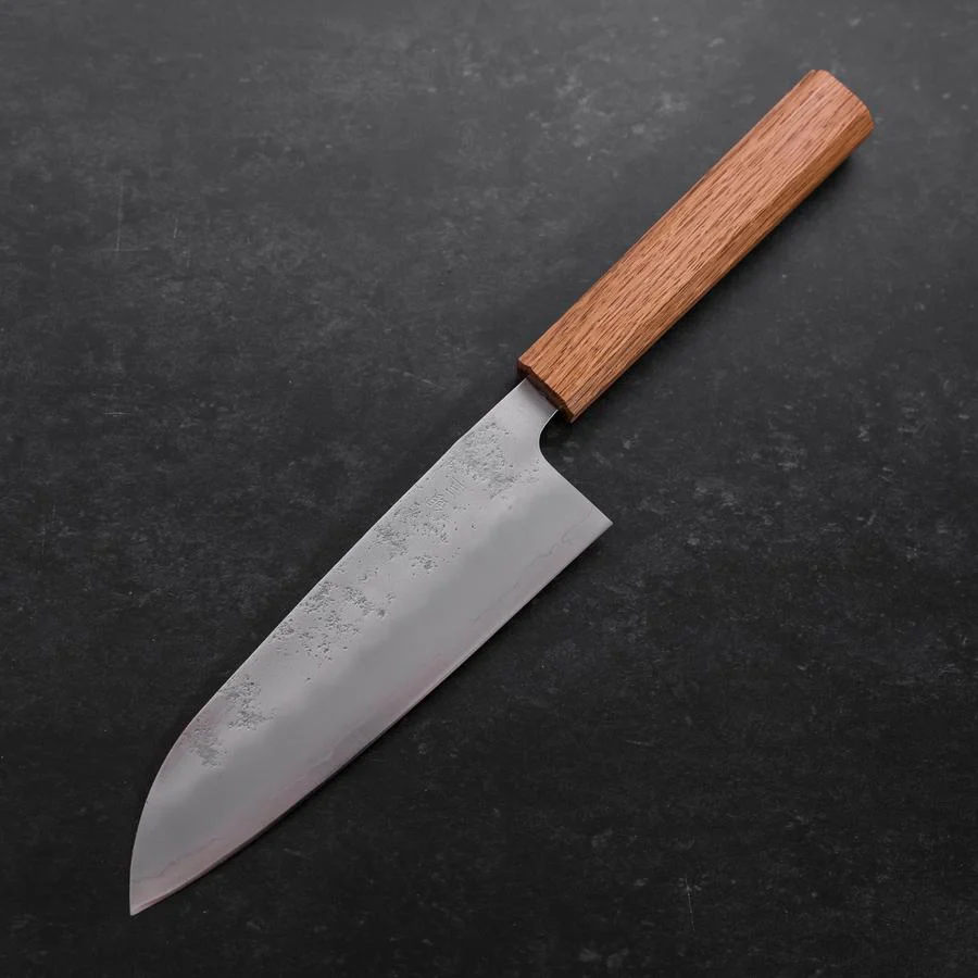 Santoku Schwedenstahl Nashiji Washi Eichenholz Griff 165mm - Image 2
