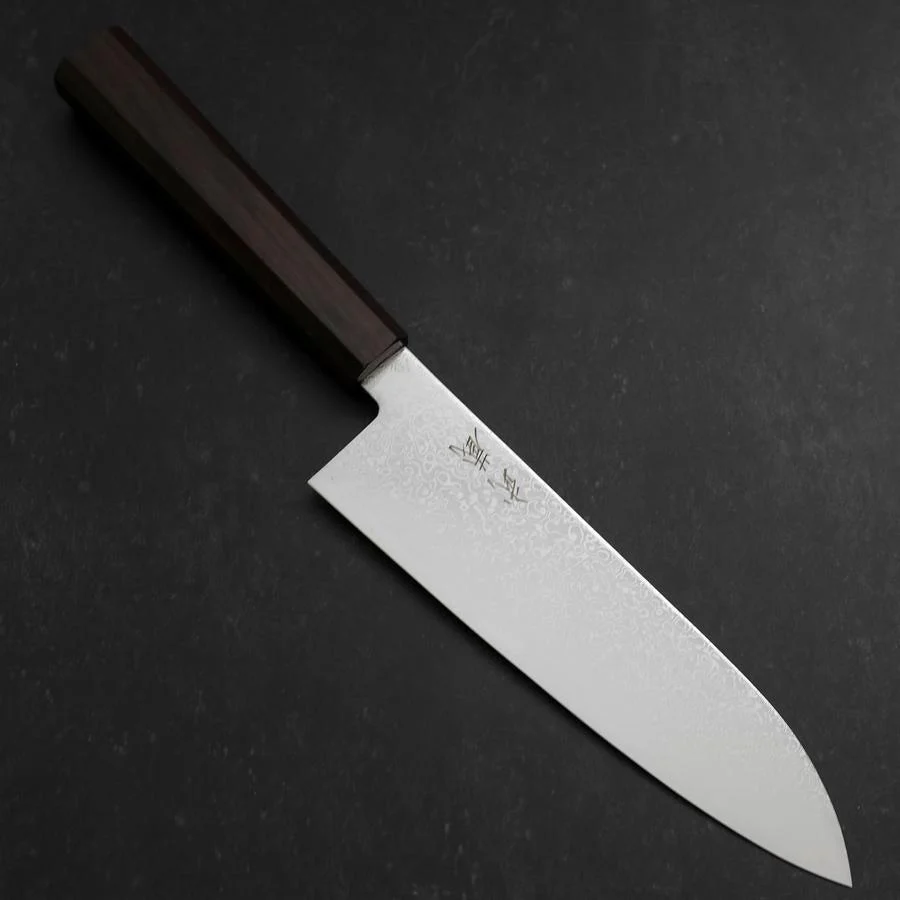 Santoku SG-2 Nickel Damast Ebenholz Griff 180mm