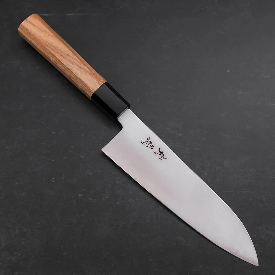 Santoku SG-2 Poliert Büffelhorn und Zelkove Griff 180mm