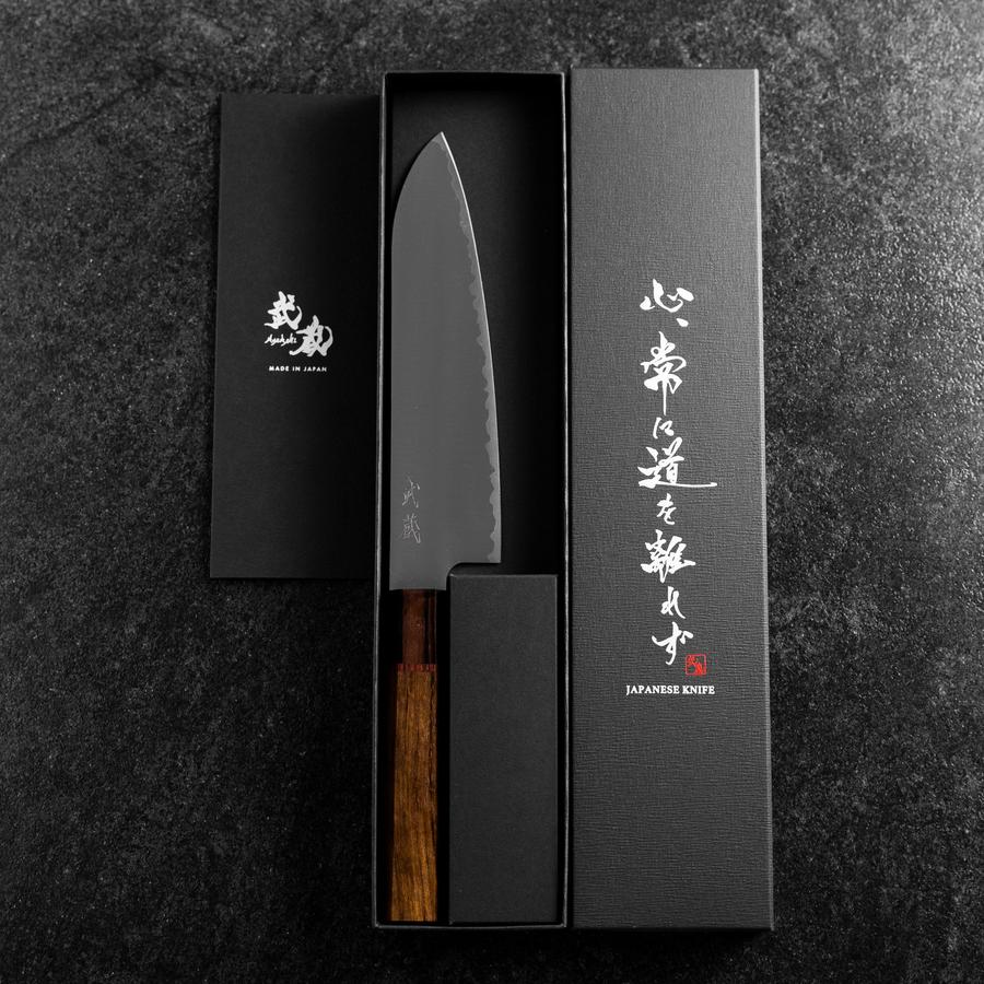 Santoku SG-2 Poliert Ovangkol Griff 180mm - Image 8