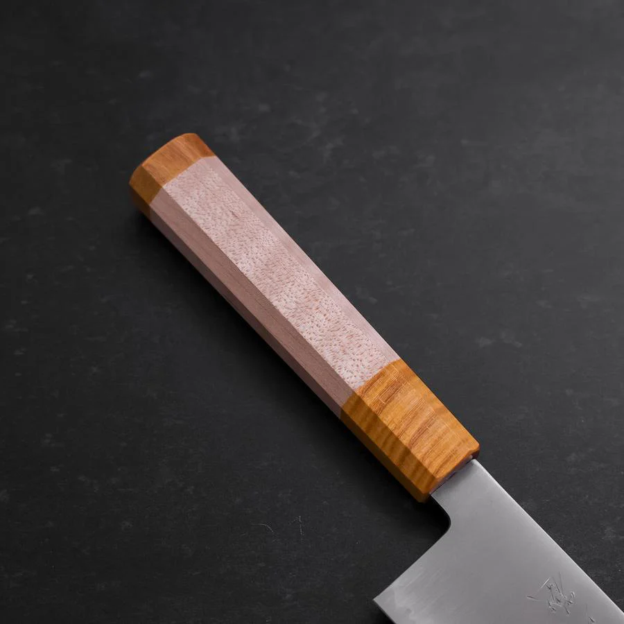 Santoku SG-2 Poliert Gelber Ahornholz Griff 180mm - Image 6