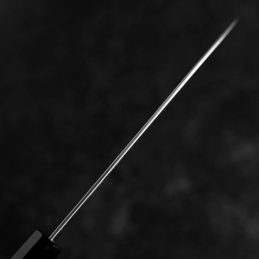 Santoku Silver Steel #3 Kasumi Büffelhorn und Walnussholz Griff 165mm - Image 5