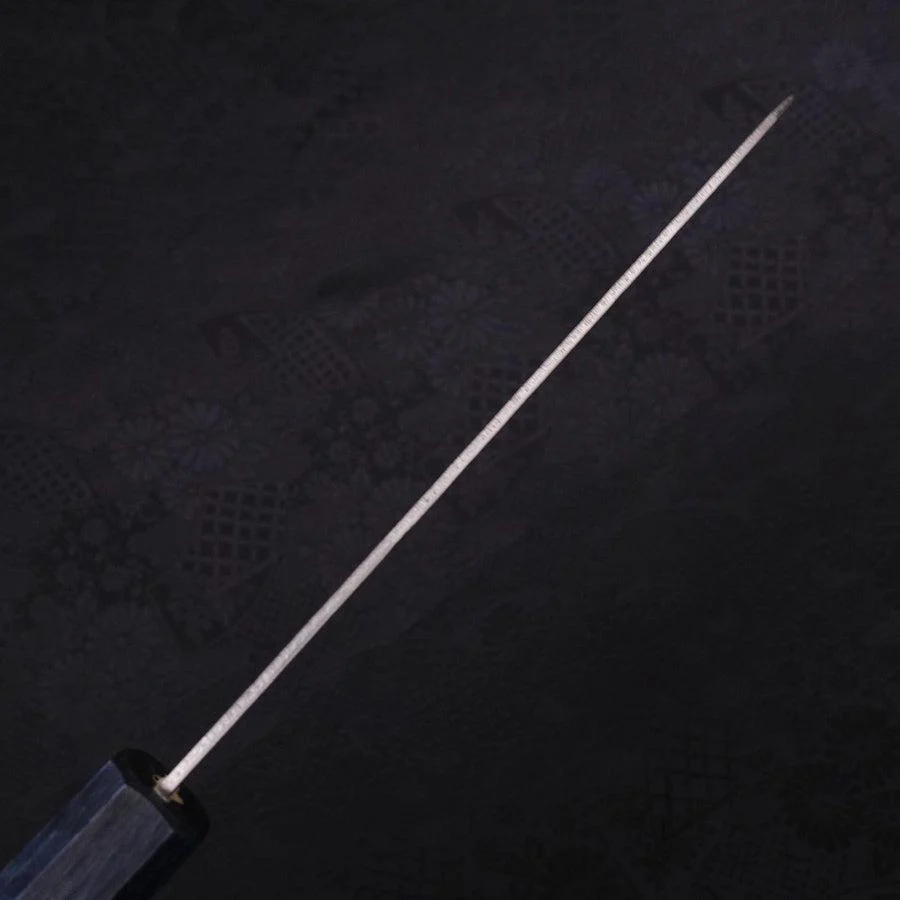 Santoku Silver Steel #3 Nashiji Dunkelblauer Griff 165mm - Image 5
