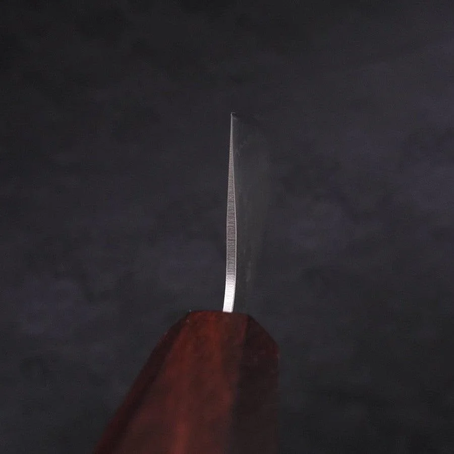 Santoku Silver Steel #3 Nashiji Lila Urushi Griff 165mm - Image 4
