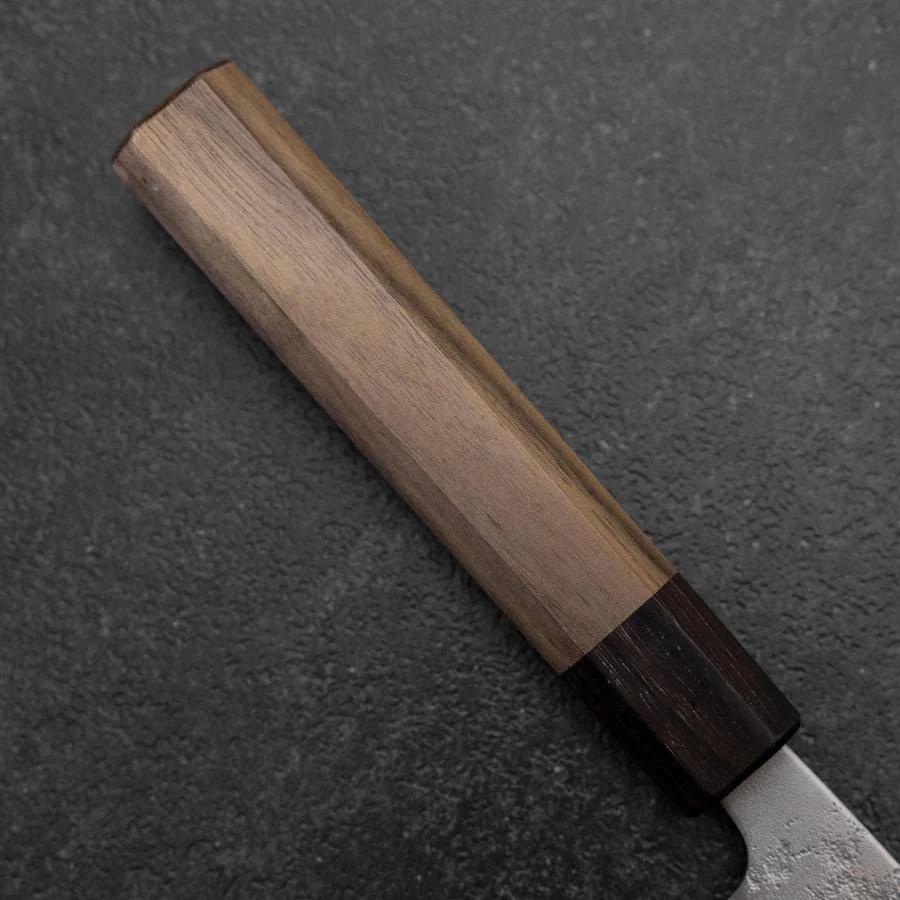 Santoku Silver Steel #3 Nashiji Walnussholz Griff 165mm - Image 6