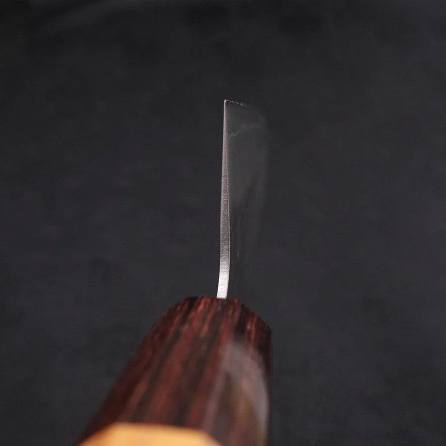 Santoku Silver Steel #3 Nashiji Japanische Zelkove Griff 165mm - Image 4