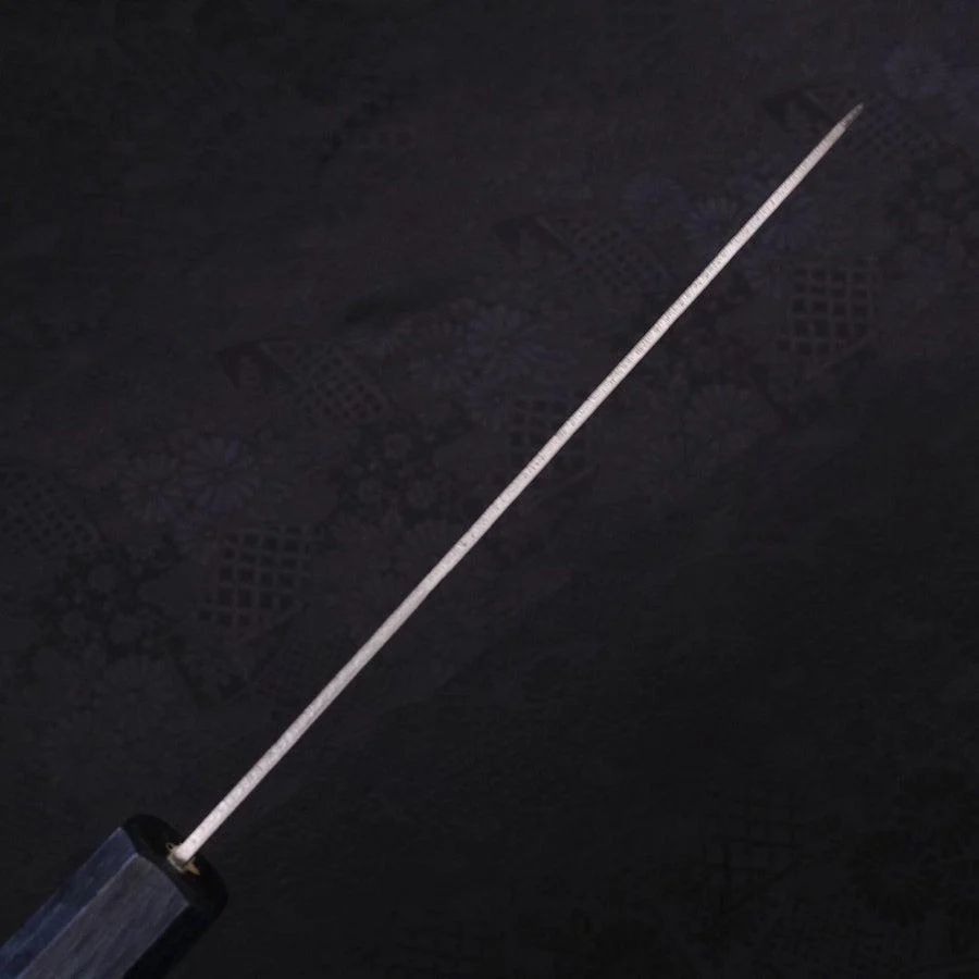 Santoku Silver Steel #3 Nashiji Dunkelblauer Griff 165mm - Image 5