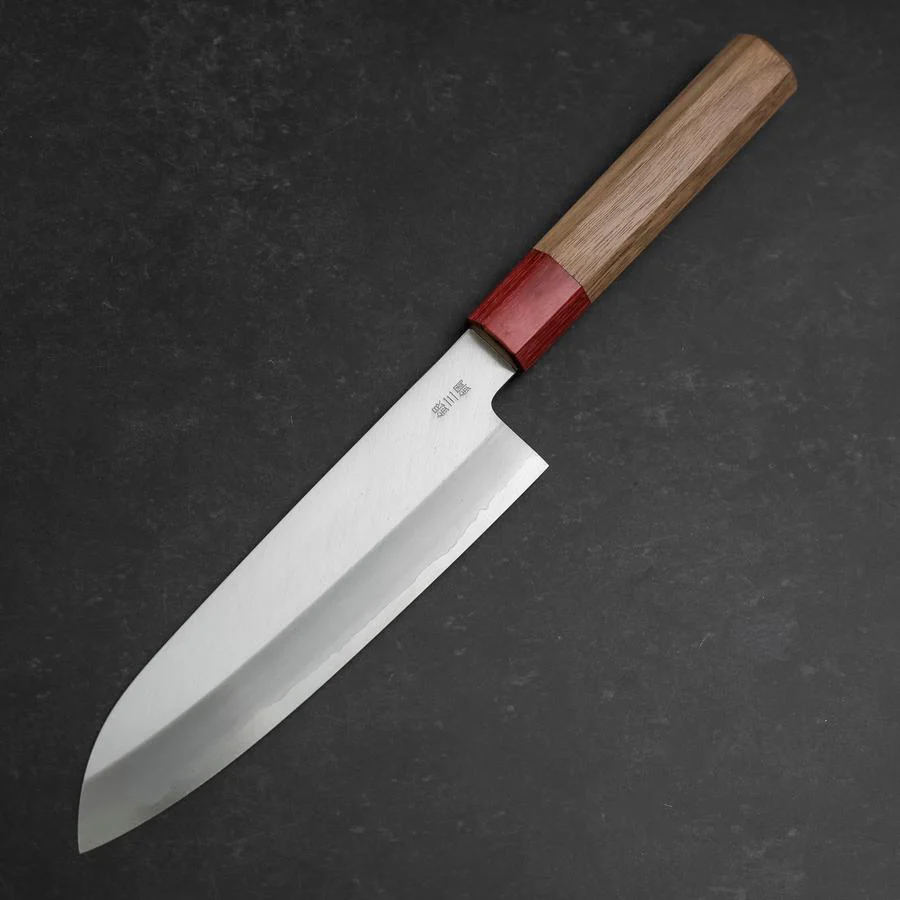 Santoku Silver Steel #3 Poliert Walnussholz Griff 165mm - Image 2