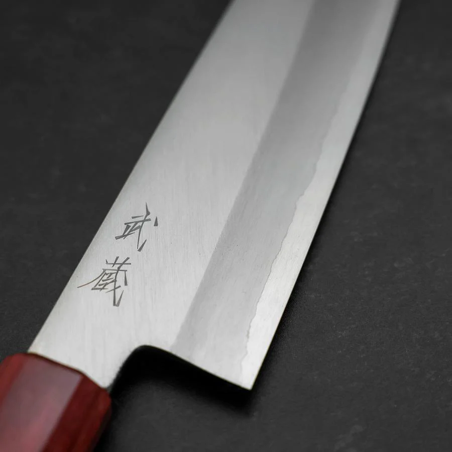 Santoku Silver Steel #3 Poliert Walnussholz Griff 165mm - Image 3