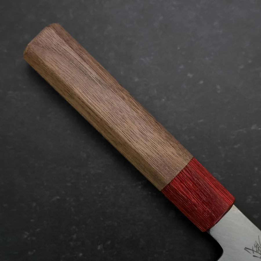 Santoku Silver Steel #3 Poliert Walnussholz Griff 165mm - Image 6