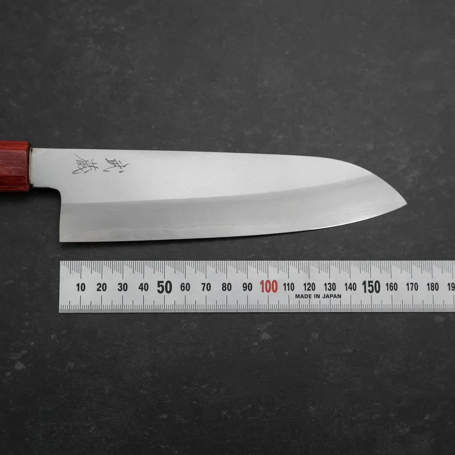 Santoku Silver Steel #3 Poliert Walnussholz Griff 165mm - Image 7
