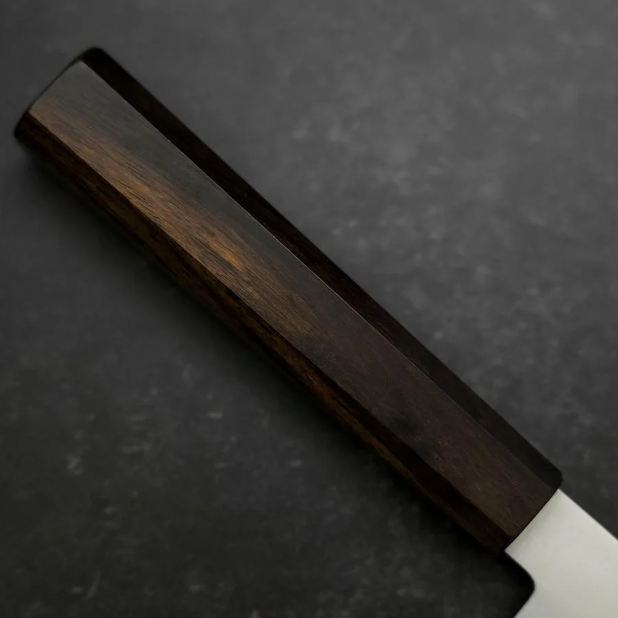 Santoku Silver Steel #3 Poliert Ebenholz Griff 180mm - Image 6