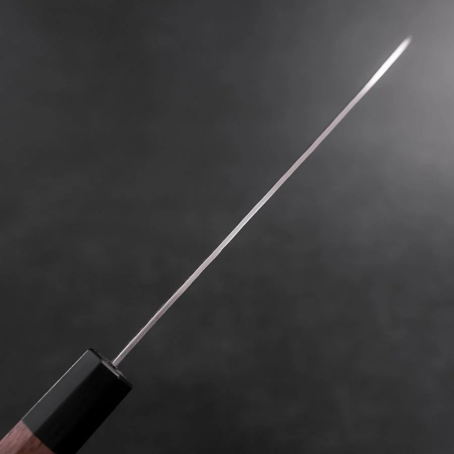 Santoku Silver Steel #3 Tsuchime Damast Walnussholz Griff 170mm - Image 5