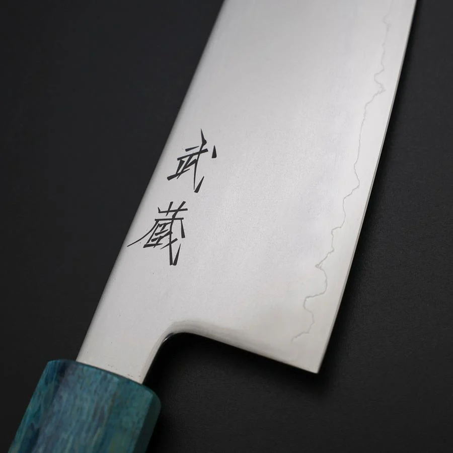 Santoku SLD Kagami Korallenstrand-Optik Griff 170mm - Image 3