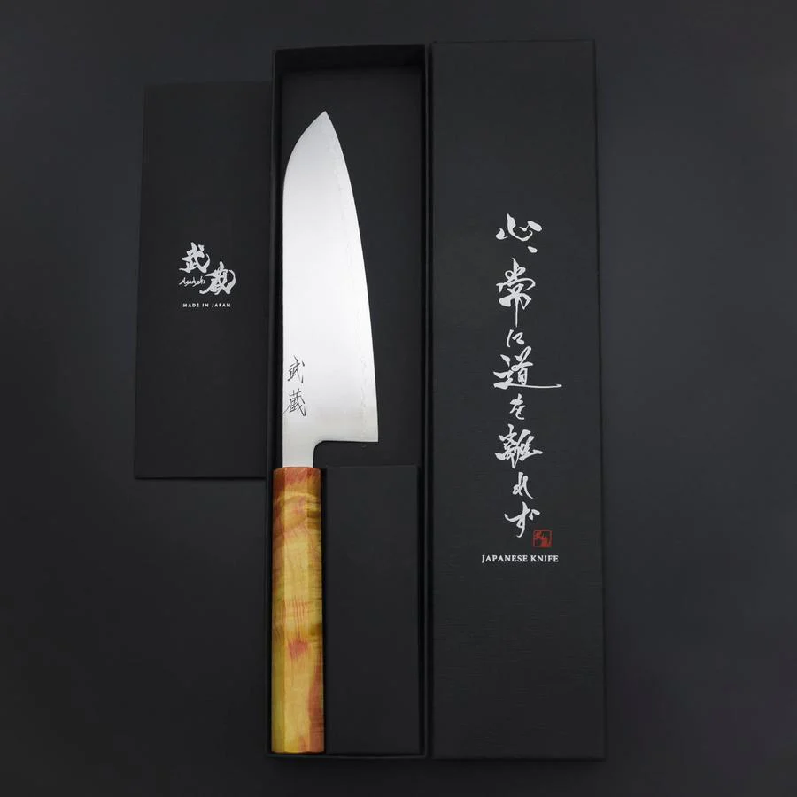 Santoku SLD Kagami Sonnenuntergangs-Optik Griff 170mm - Image 8