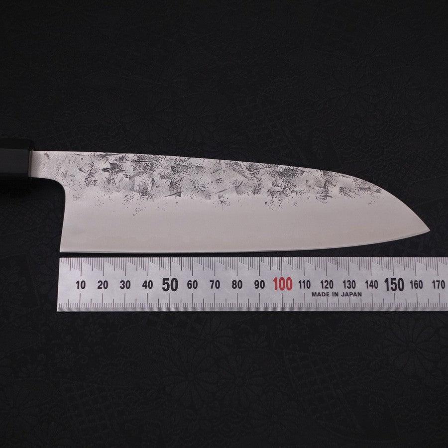 Santoku SLD Nashiji Washi Büffelhorn und Ebenholz Griff 165mm - Image 6