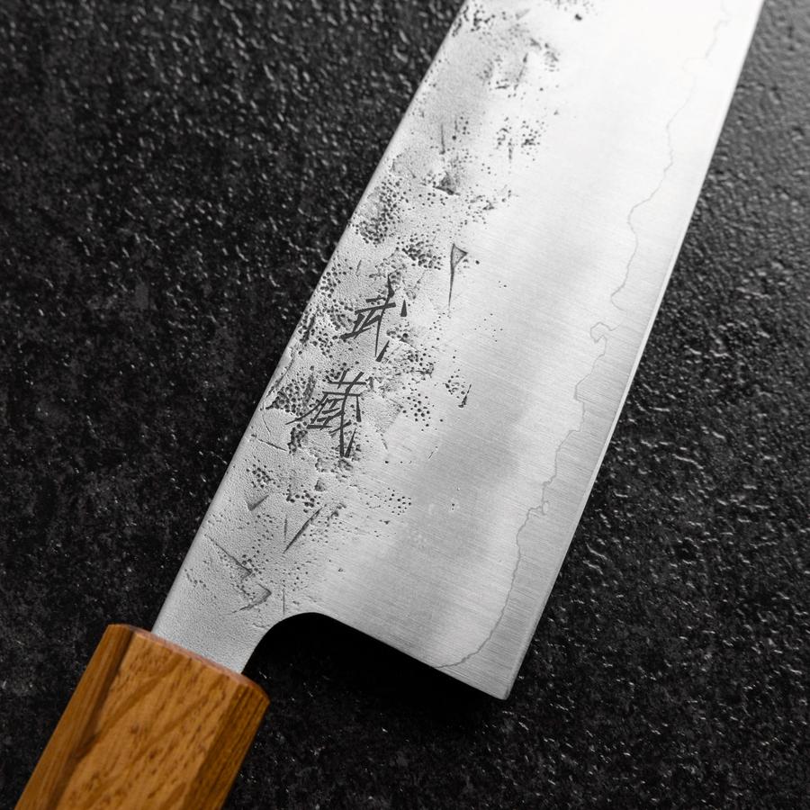 Santoku SLD Nashiji Washi Eichenholz Griff 165mm - Image 3