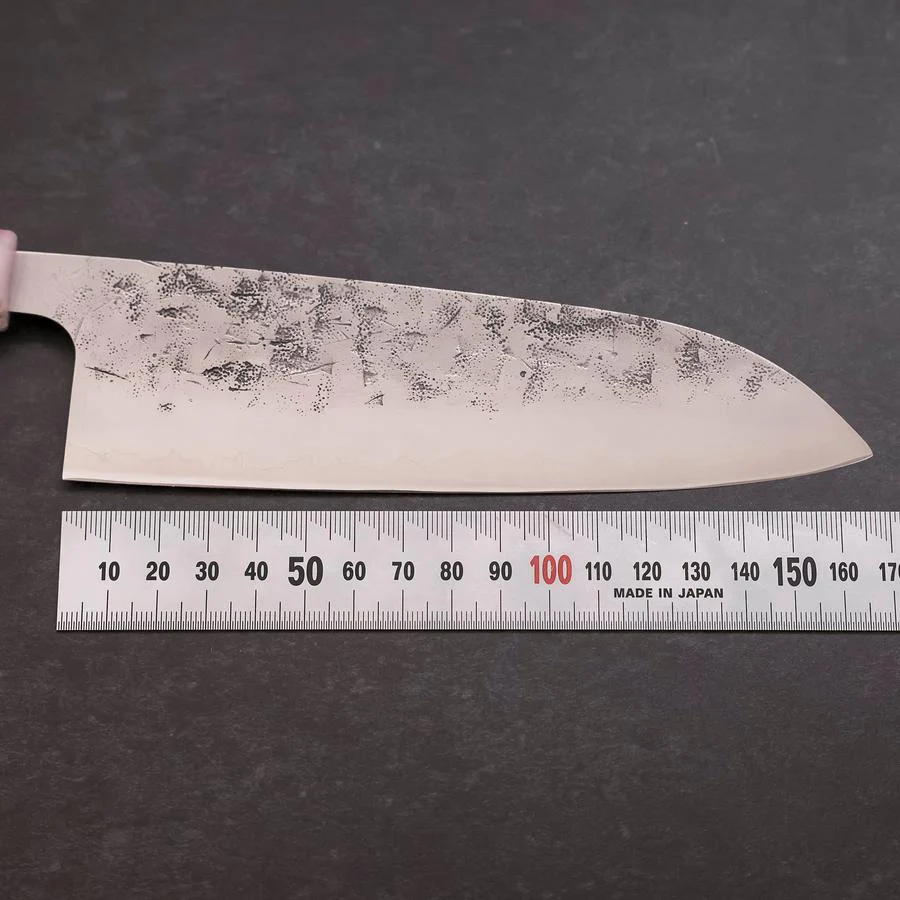 Santoku SLD Nashiji Washi Sakura Rosa Ozeanplastik Griff mit Blattgold 165mm - Image 7