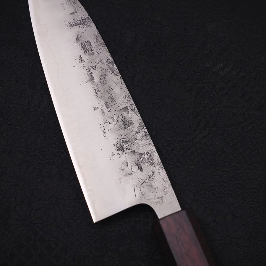 Santoku SLD Nashiji Washi Lila Urushi Griff 165mm - Image 3