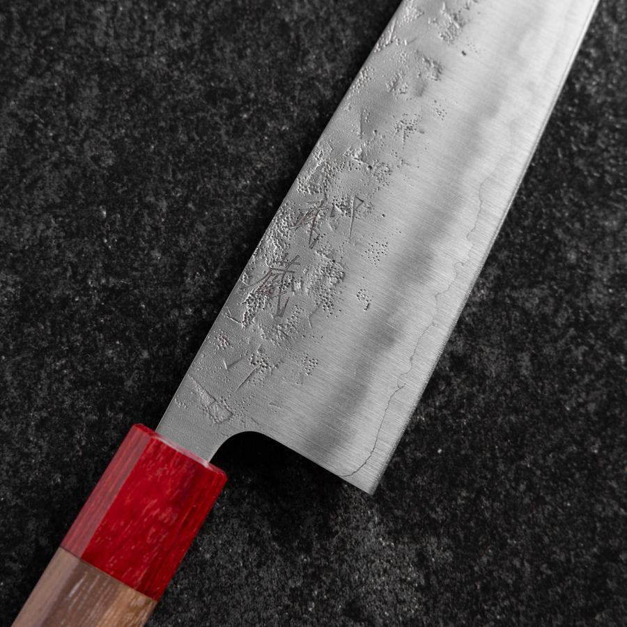 Santoku SLD Nashiji Washi Walnussholz Griff 165mm - Image 3