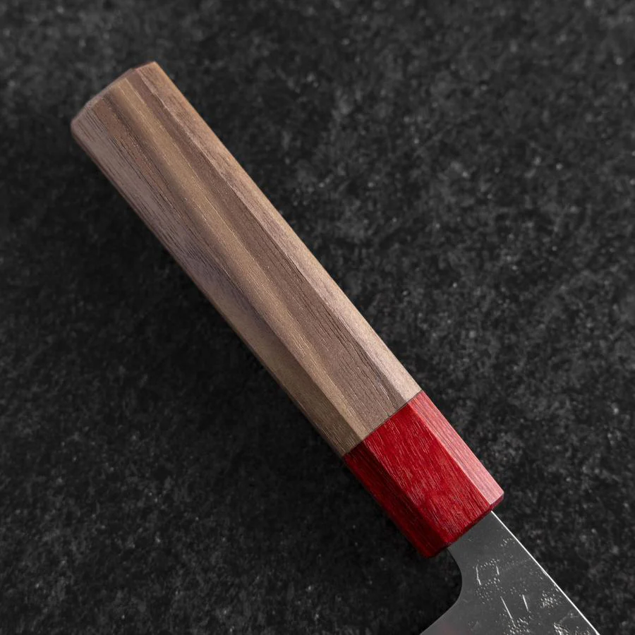 Santoku SLD Nashiji Washi Walnussholz Griff 165mm - Image 6