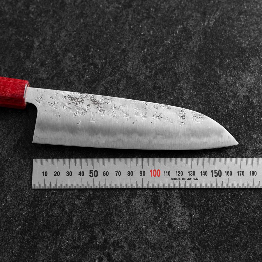 Santoku SLD Nashiji Washi Walnussholz Griff 165mm - Image 7