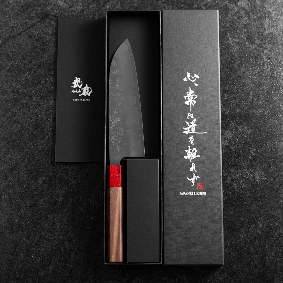 Santoku SLD Nashiji Washi Walnussholz Griff 165mm - Image 8