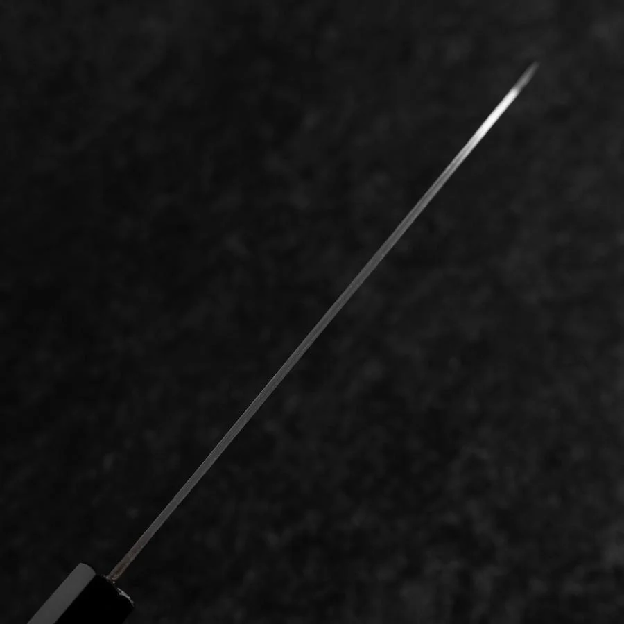 Santoku Edelstahlummantelung Blue Super Poliert Büffelhorn und Ebenholz Griff 180mm - Image 5