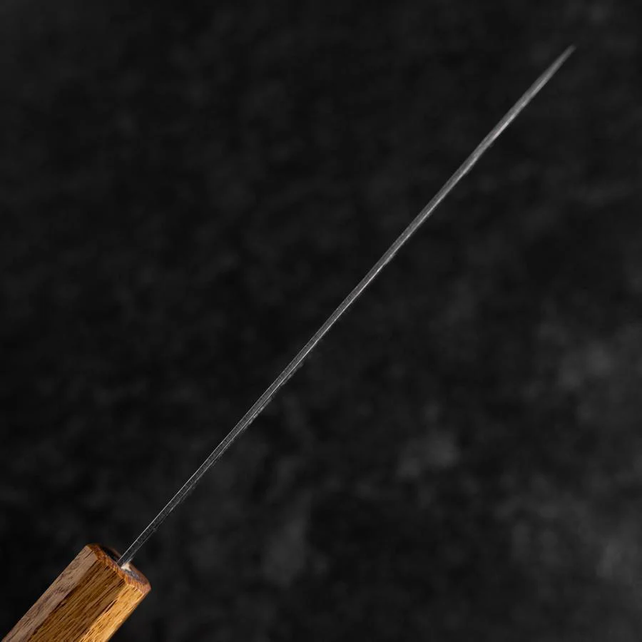 Santoku Schwedenstahl Kagami Nashiji Washi Damast Yaki Urushi Griff 165mm - Image 5