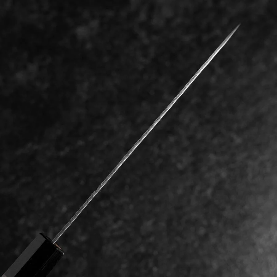 Santoku Schwedenstahl Nashiji Washi Damast Walnussholz Griff 165mm - Image 5