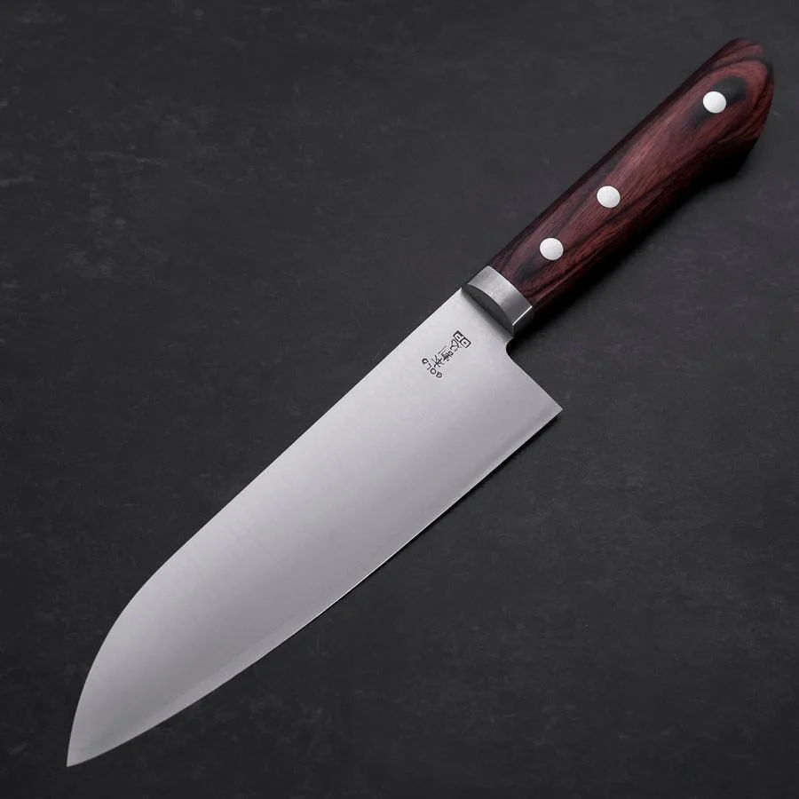 Santoku VG-1 Bokashi Westlicher Mahagoni Griff 165mm - Image 2