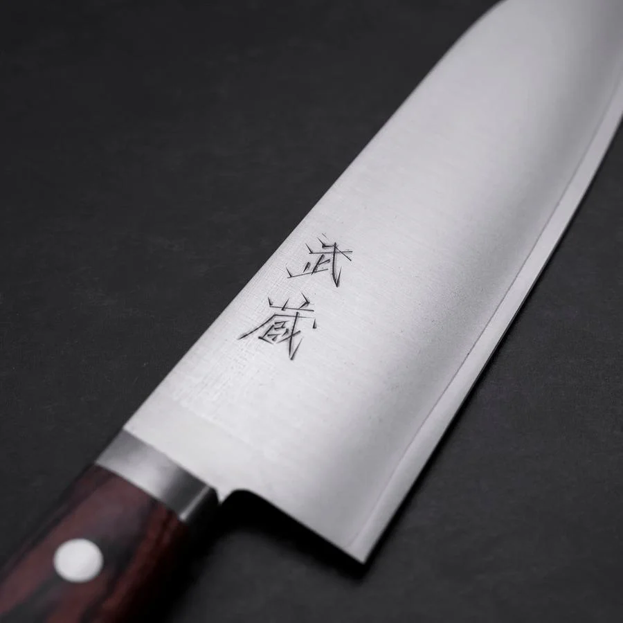 Santoku VG-1 Bokashi Westlicher Mahagoni Griff 165mm - Image 3