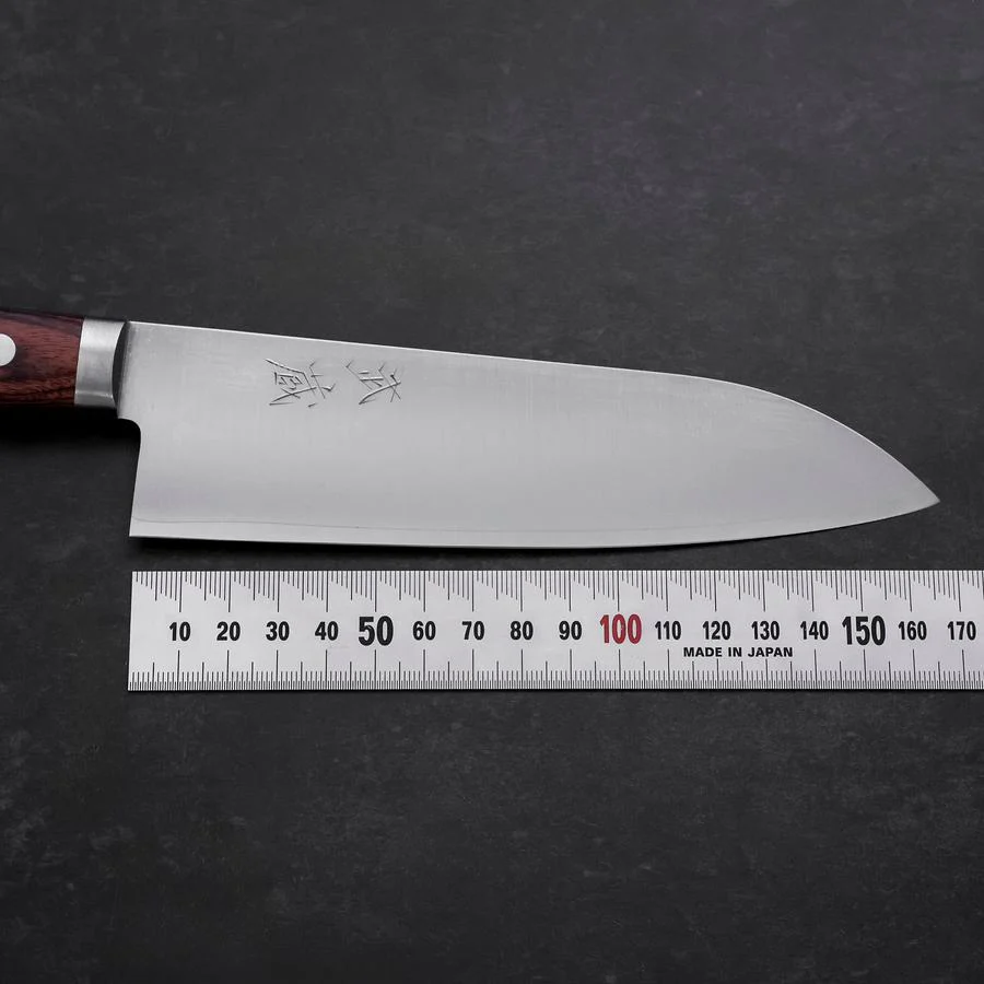 Santoku VG-1 Bokashi Westlicher Mahagoni Griff 165mm - Image 7
