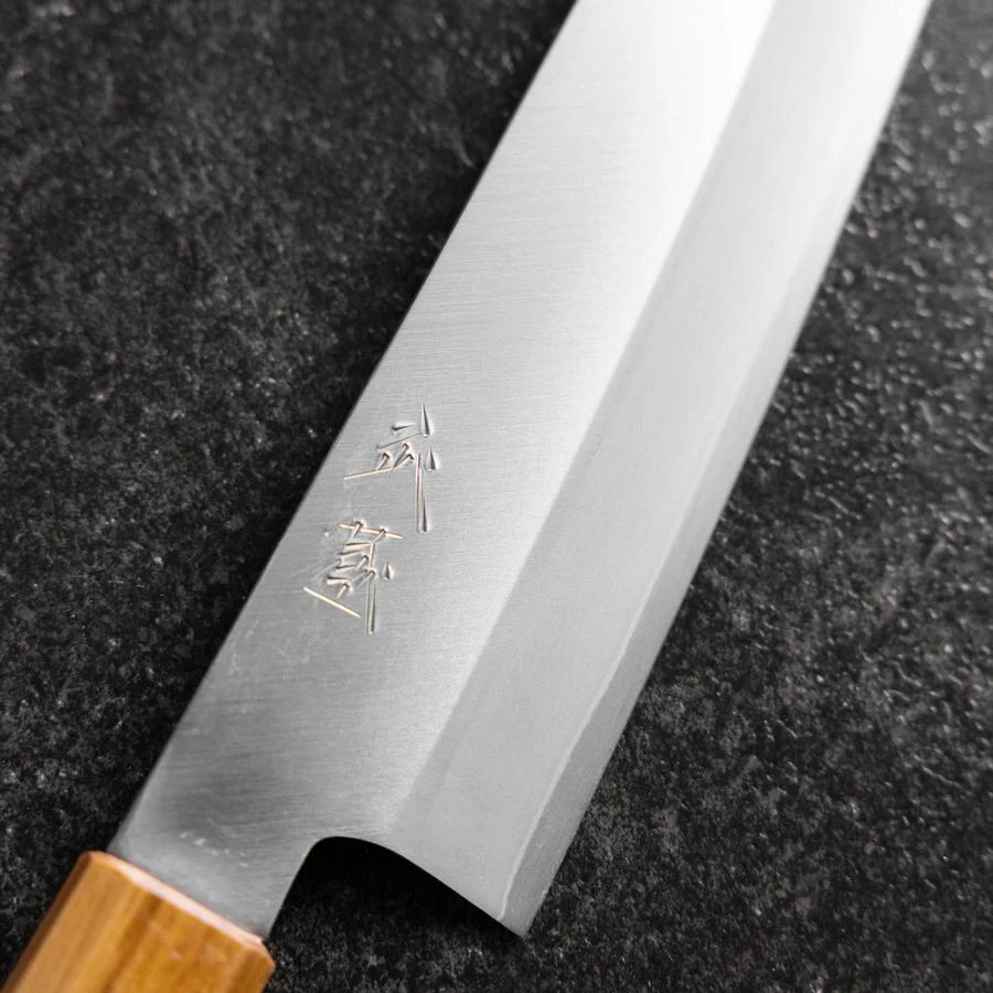 Santoku VG-1 Kasumi Eichenholz Griff 180mm - Image 3