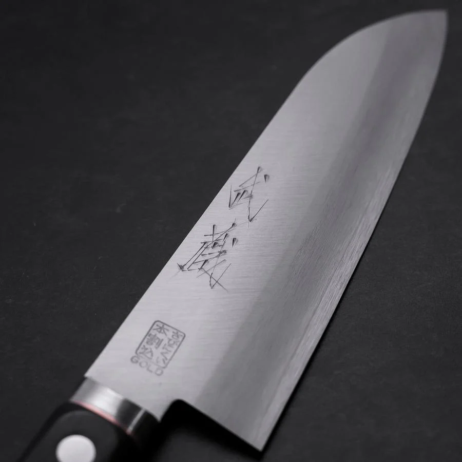 Santoku VG-1 Poliert Westlicher Griff mit Kupfer-Inlay 170mm - Image 3