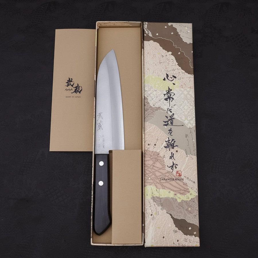 Santoku VG-1 Poliert Schwarzer Westlicher Griff 165mm - Image 6