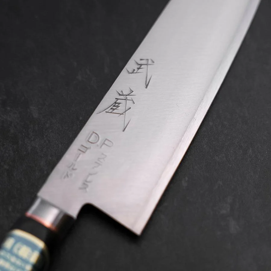 Santoku VG-1 Poliert Westlicher Griff mit Kupfer-Inlay 135mm - Image 3