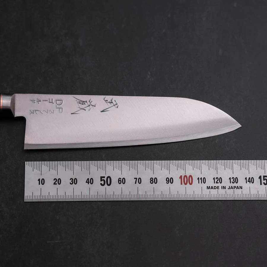Santoku VG-1 Poliert Westlicher Griff mit Kupfer-Inlay 135mm - Image 7