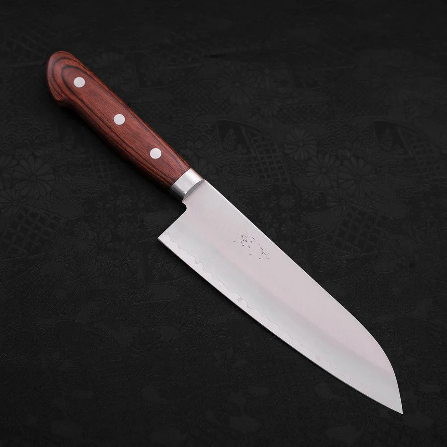 Santoku VG-1 Poliert Westlicher Mahagoni Griff 170mm