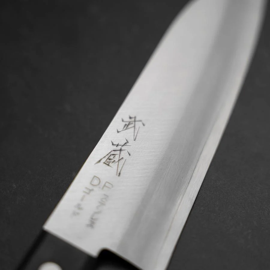 Santoku VG-1 Poliert Schwarzer Westlicher Griff 135mm - Image 3
