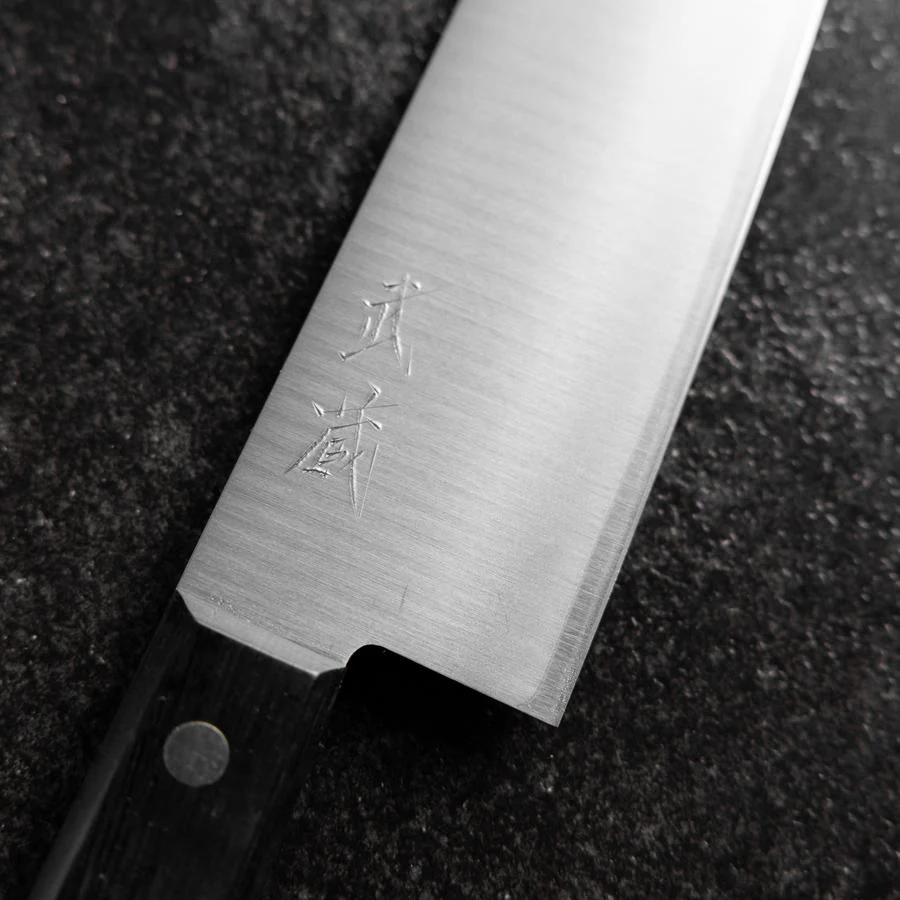 Santoku VG-1 Poliert Schwarzer Westlicher Griff 165mm (Tsuba-nashi) - Image 3