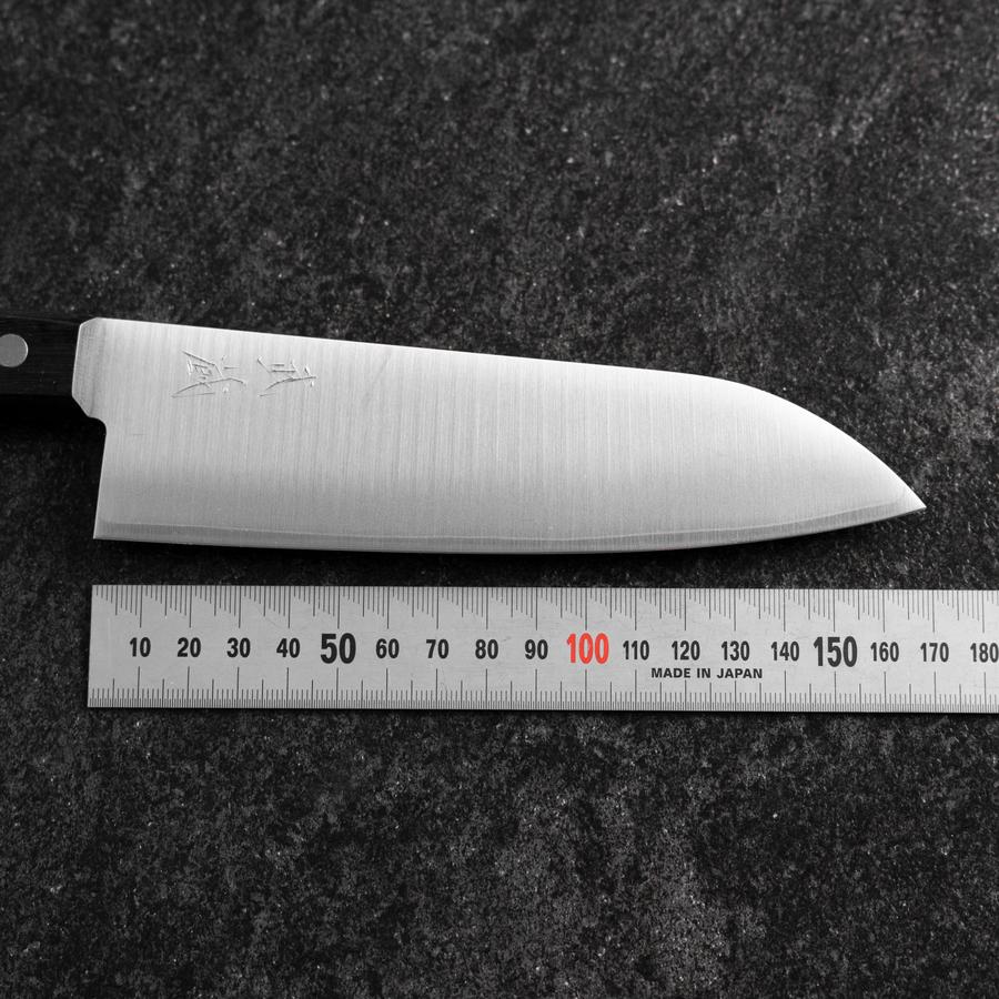 Santoku VG-1 Poliert Schwarzer Westlicher Griff 165mm (Tsuba-nashi) - Image 7
