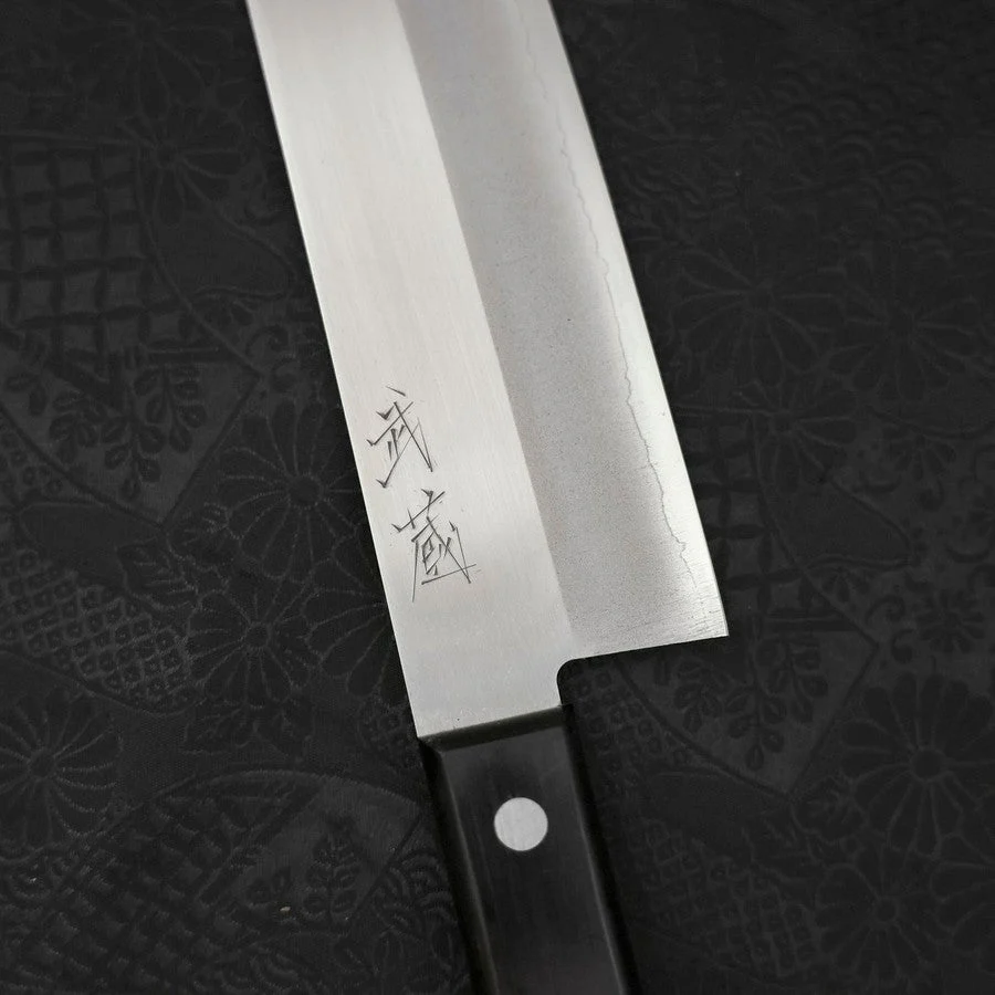 Santoku VG-1 Poliert Schwarzer Westlicher Griff 170mm (Tsuba Nashi) - Image 3