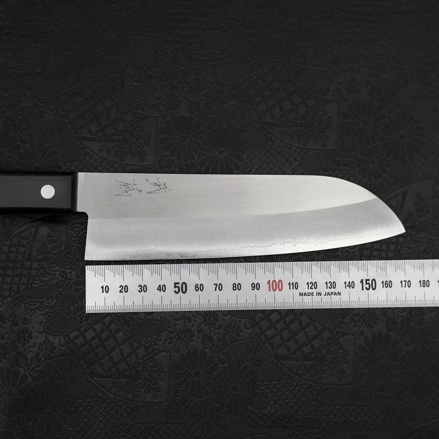 Santoku VG-1 Poliert Schwarzer Westlicher Griff 170mm (Tsuba Nashi) - Image 7