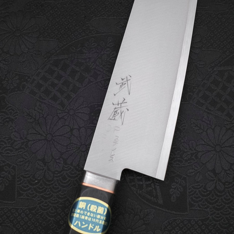 Santoku VG-1 Poliert Westlicher Griff mit Kupferinlay 165mm - Image 3