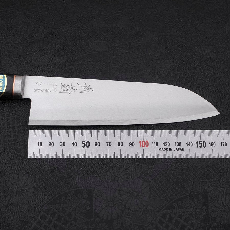 Santoku VG-1 Poliert Westlicher Griff mit Kupferinlay 165mm - Image 7