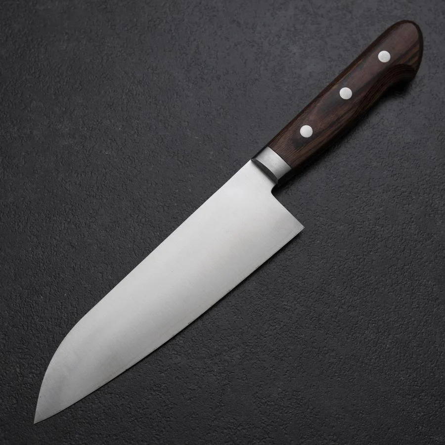 Santoku SLD Poliert Westlicher Mahagoni Griff 165mm - Image 2