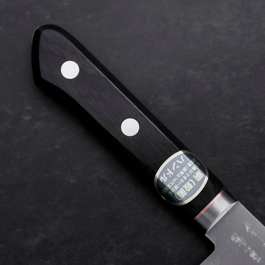 Santoku VG-1 Poliert Westlicher Griff mit Orangenem Inlay 165mm - Image 6