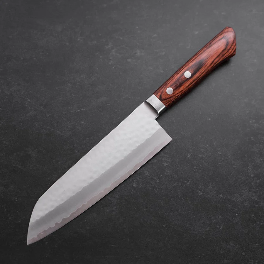 Santoku VG-1 Tsuchime Westlicher Mahagoni Griff 165mm - Image 2
