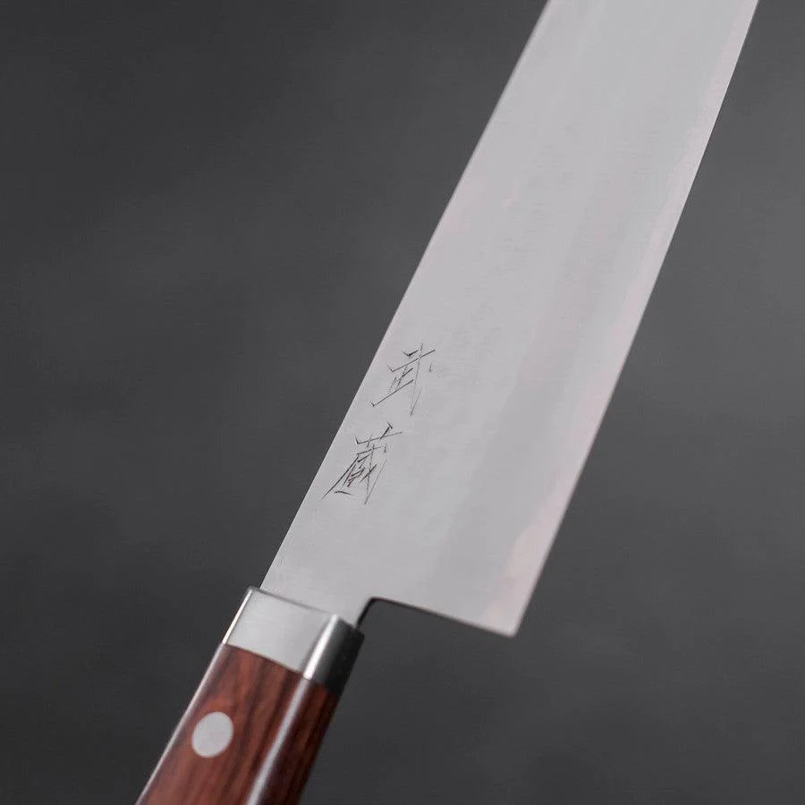 Santoku VG-1 Tsuchime Westlicher Mahagoni Griff 165mm - Image 3